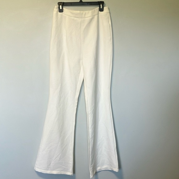 SHEIN Cream Wrap Blazer Pants Suit Set - Picture 4 of 7